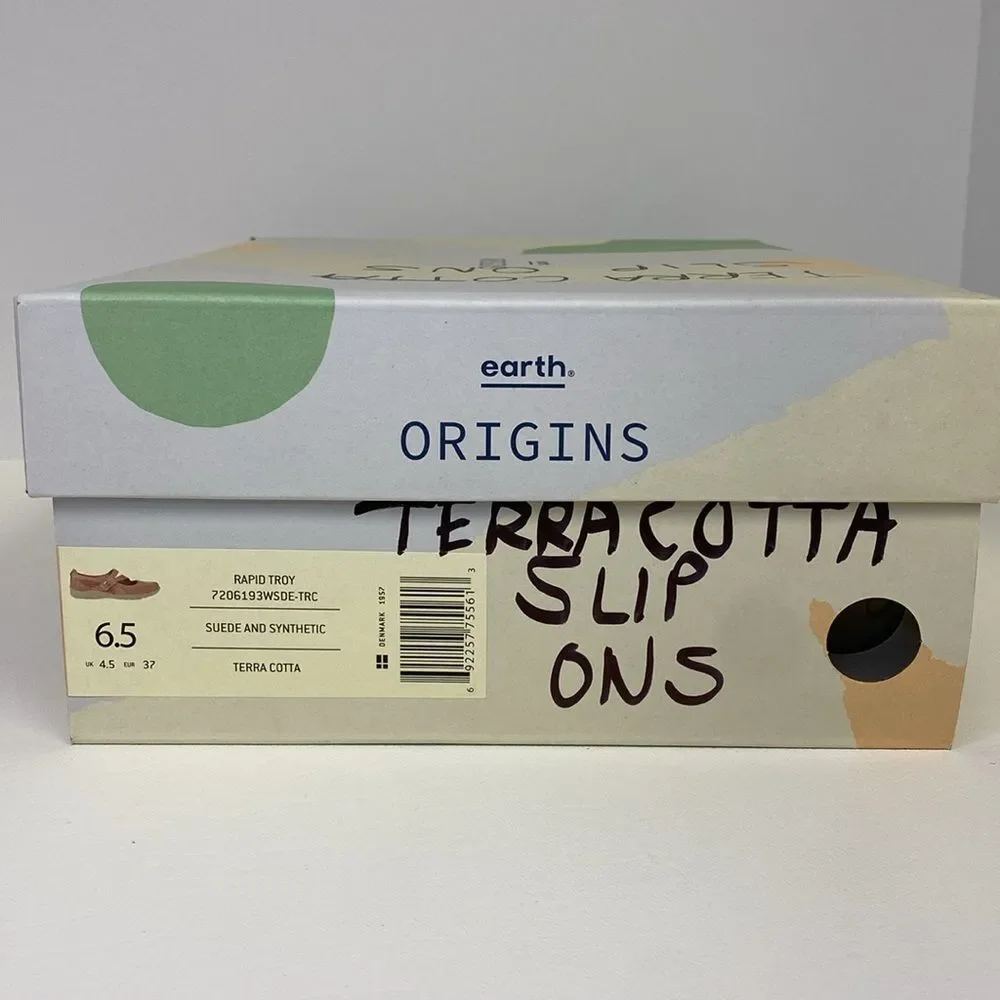 Earth Origins Rapid Troy Terra Cotta Suede Sneaker Mary Jane Size 6.5 - Picture 12 of 13